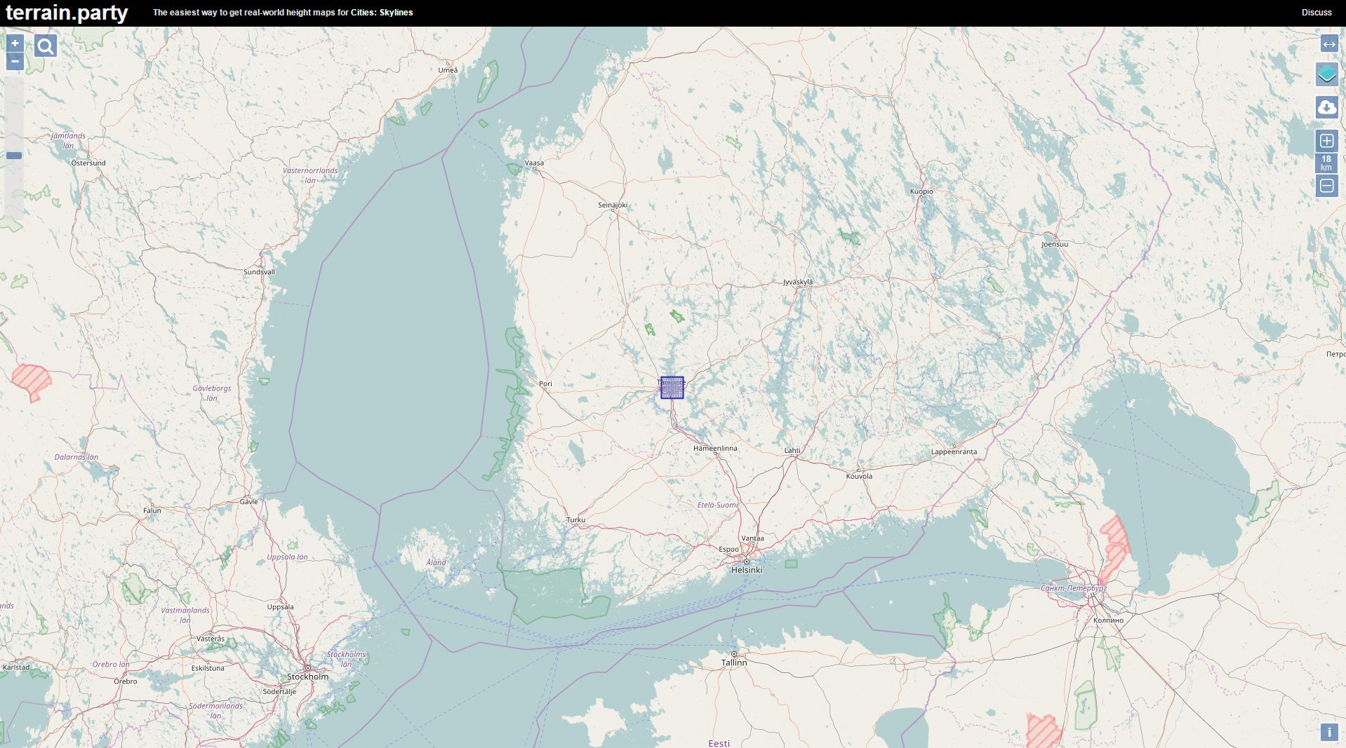 Webseite terrain.party