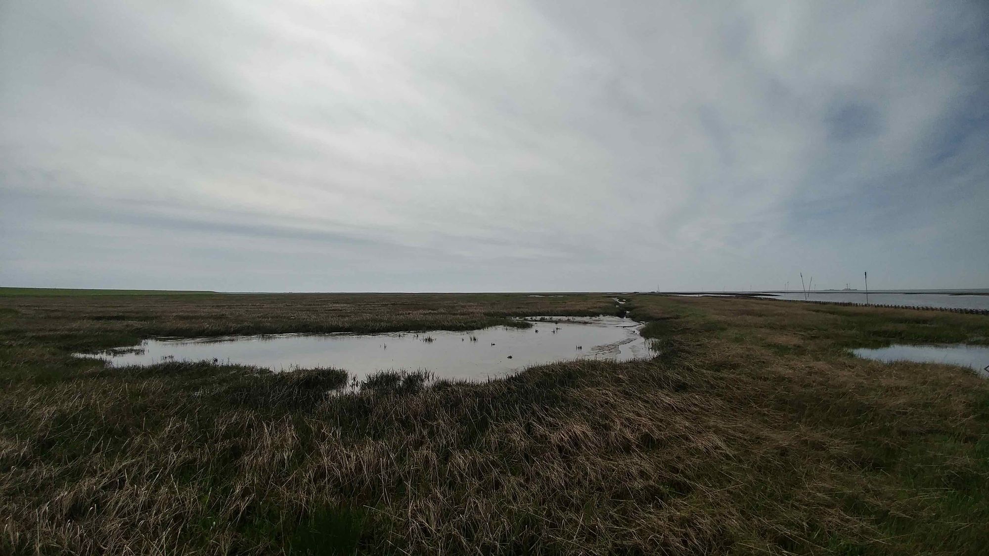 Kleiner See in einer Nordsee Landschaft im Format JPEG.