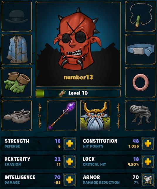 Druide (Magierform) in Shakes and Fidget