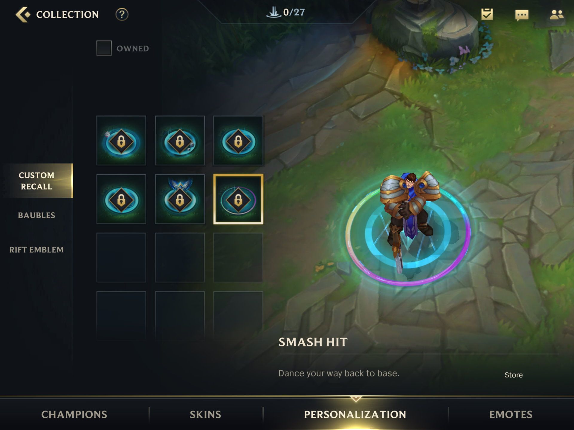 Rückruf im Shop in League of Legends Wild Rift