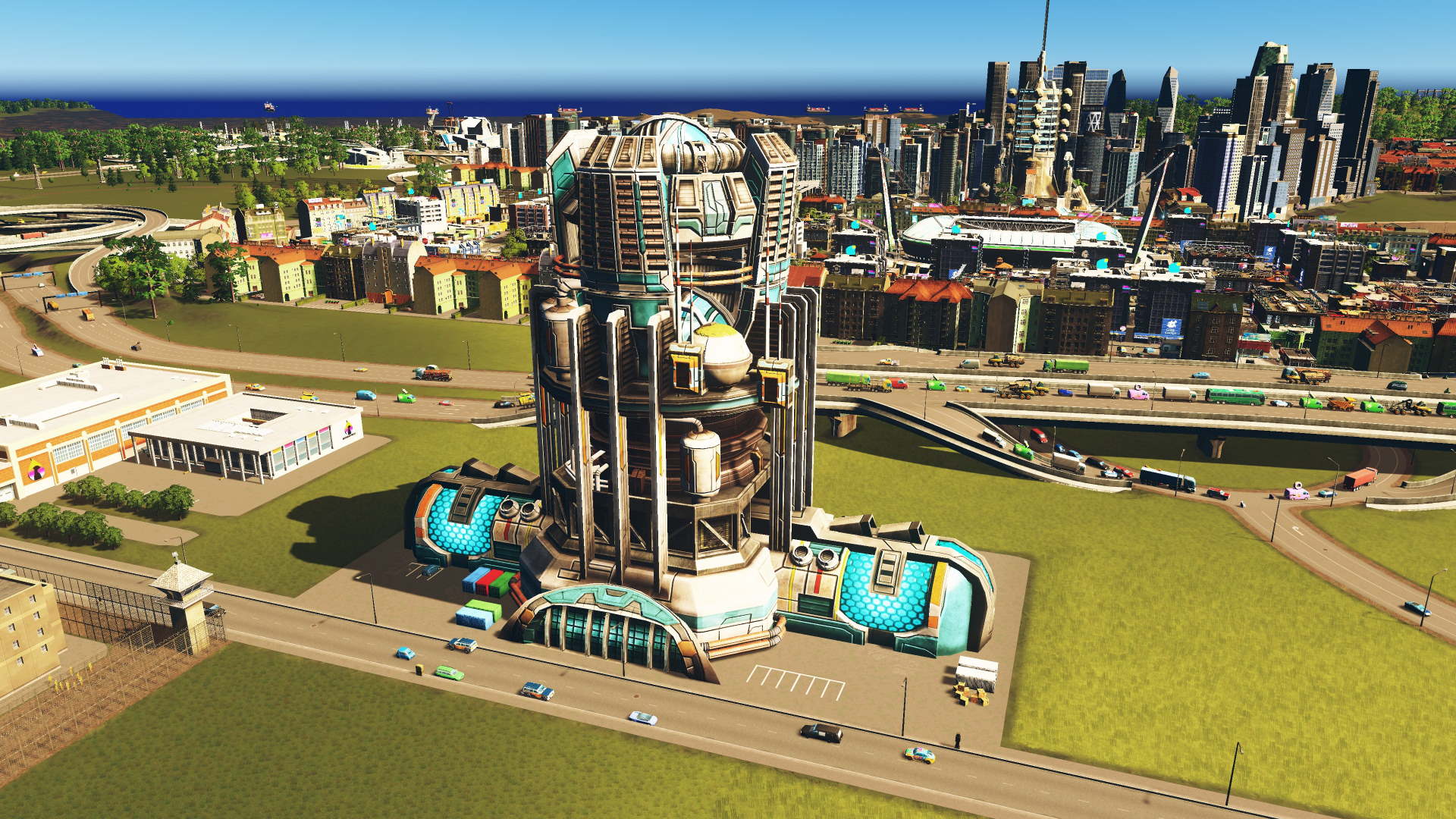 Kernfusionskraftwerk in Cities Skylines