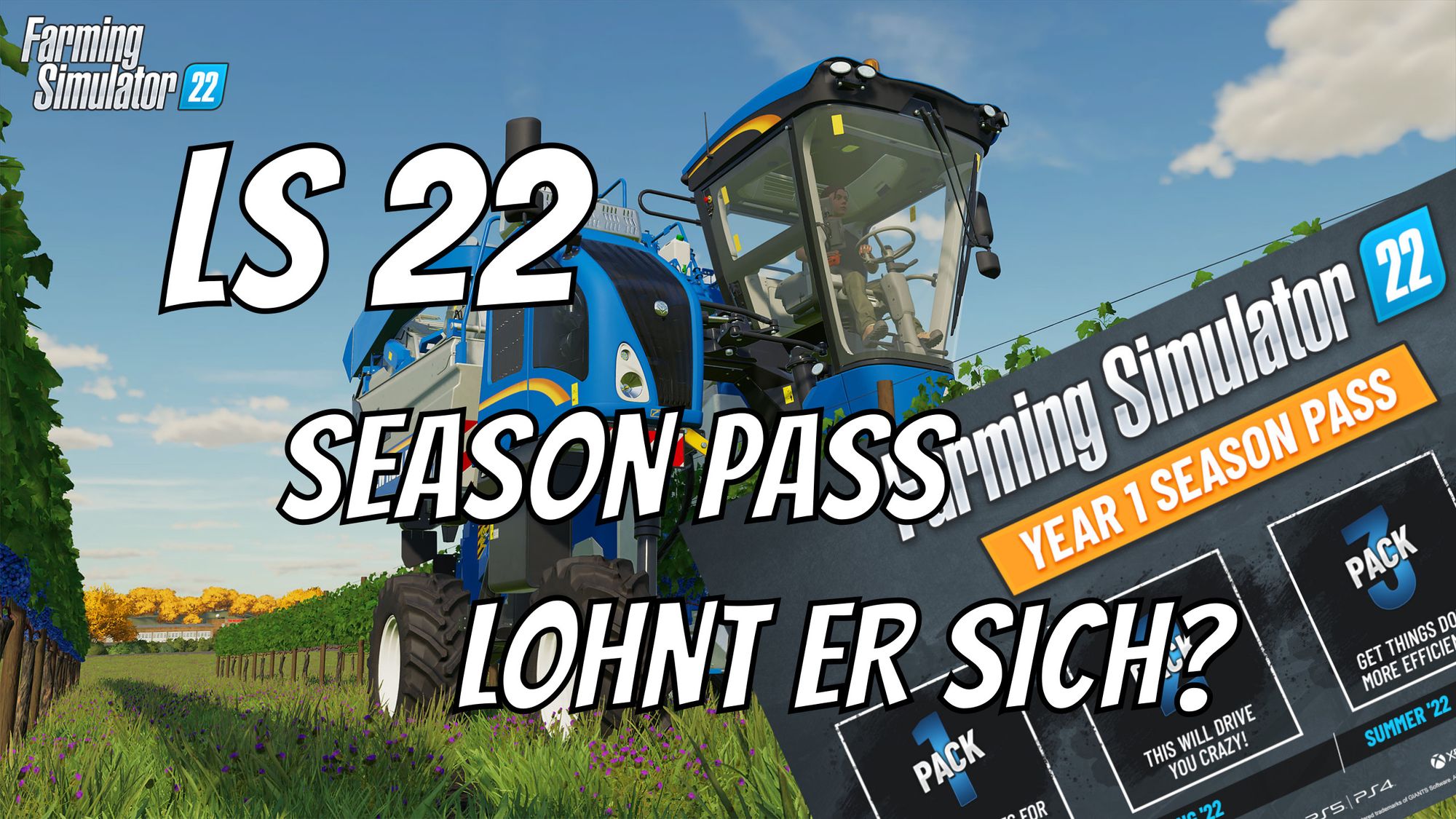 LS22 Landwirtschafts Simulator 22 Season Pass lohnt er sich?