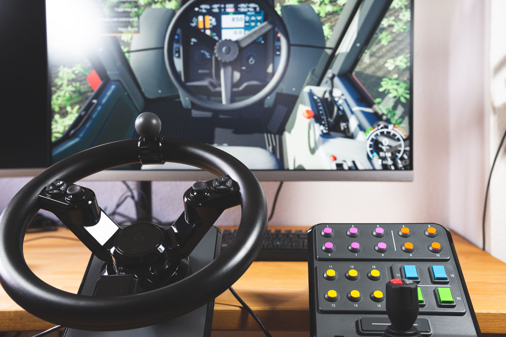 Logitech Farming Simulator komplett Set für LS 22 in Nordrhein