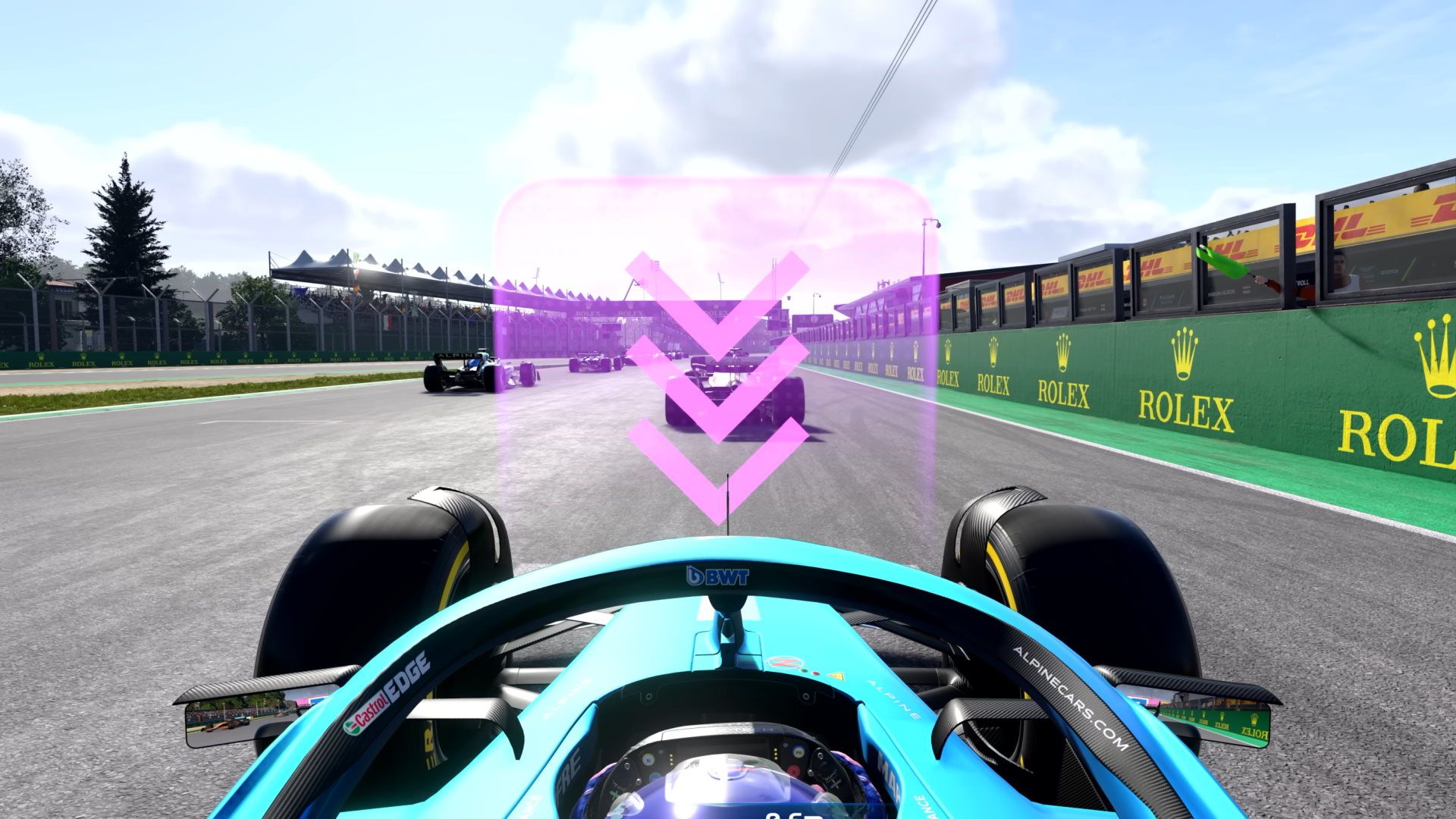Starting grid immersive Option F1 22 Game