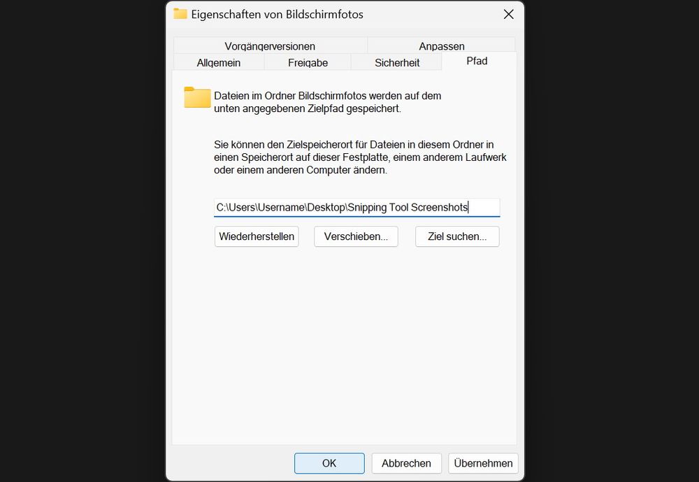 Wo ist der Snipping Tool Screenshot Ordner in Windows 11?