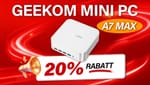 Anzeige: GEEKOM A7 MAX Ryzen 9 Mini-PC jetzt mit 20% Rabatt – Prime-Day-Preisgarantie inklusive
