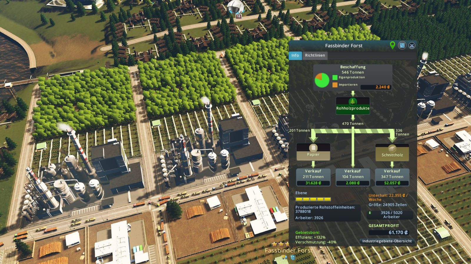 Cities Skylines Industries "Nicht genügend Rohstoffe!" das kannst