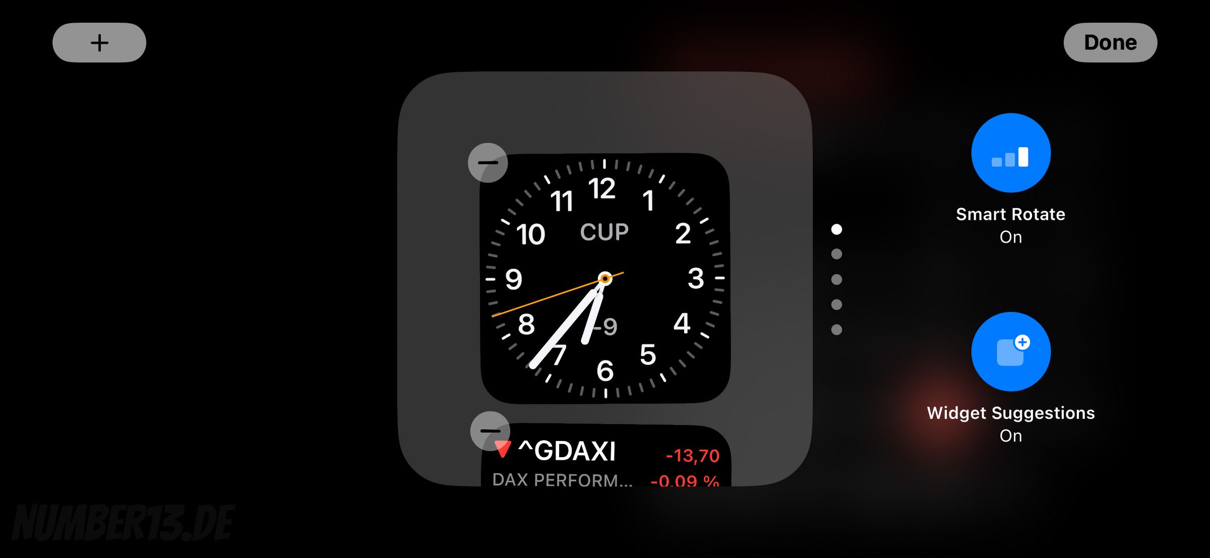 Apple iPhone: StandBy / Nightstand Mode zeigt falsche Uhrzeit an. (CUP)